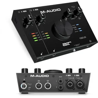 M-Audio AIR 192 | 6 - 2-in-2-out USB Audio- / MIDI-Schnittstelle mit ProTools und Ableton Live Recording Software mit Studio Effekten und Instrumenten