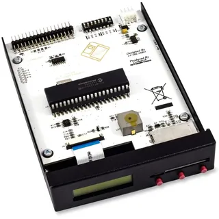 Sintech HxC SD Floppy Emulator Rev. F mit Gehäuse, schwarz