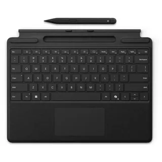 Microsoft Surface Pro Tastatur mit Slim Pen für Microsoft Surface Pro Schwarz