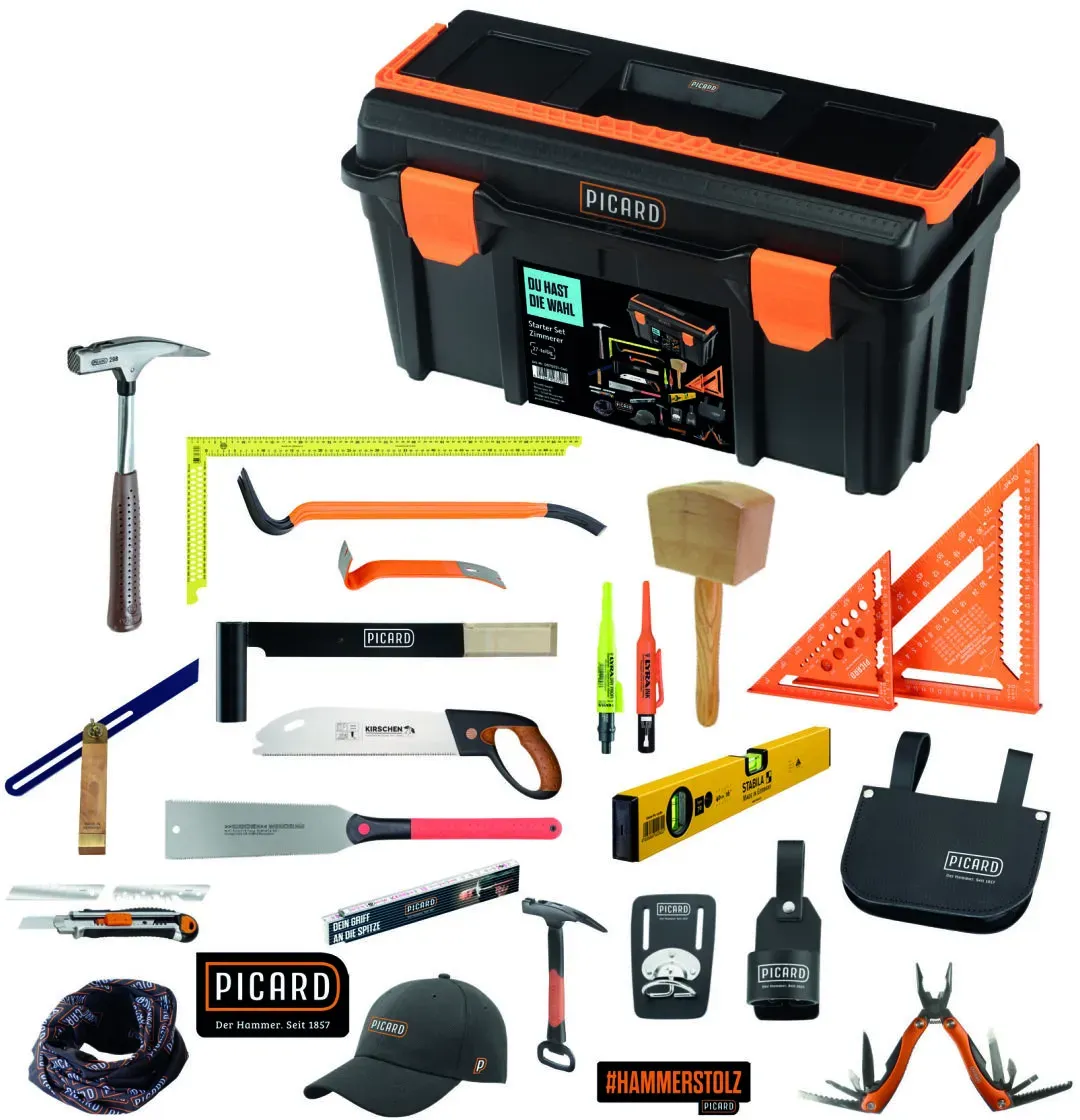 PICARD Starter Set Zimmerer im Kunststoffkoffer 27-teilig Nr. 0070021-040