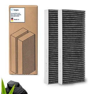 TOPS Knives Tops® Aktivkohlefilter für Bora Basic | Hochwertiger Ersatzset für Bora Basic Aktivkohlefilter (2 Stück)