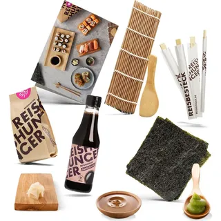 Reishunger Sushi Box (8-teilig, 4 Personen) - Zutaten Set für Sushi selber machen, kurzes MHD: 27.12.2025