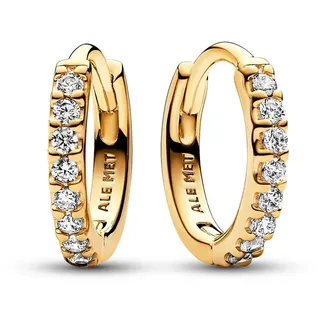 Pandora Creolen Funkelnde Umarmung Goldfarben