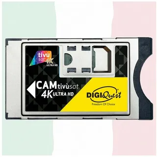 DIGIQuest CAM tivusat 4K Ultra HD Kanal-fähiges Gerät DAZN