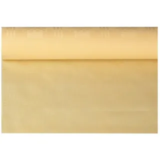 Papstar Papiertischtuch mit Damastprägung 8 m, x 1,2 m Creme