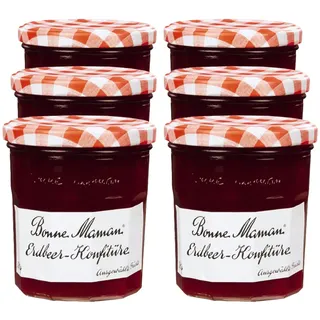 Bonne Maman Konfitüre Erdbeere 370 g, 6er Pack