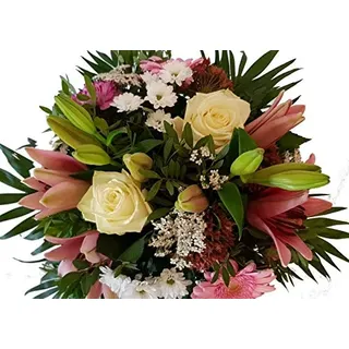 Blumenlieferung zum Geburtstag - Lieferung vor Muttertag in 1-2 Werktage -von Flora Trans -Blütenzauber- verschenken - mit Grußkarte