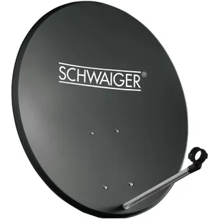 Schwaiger 60cm anthrazit + Twin LNB