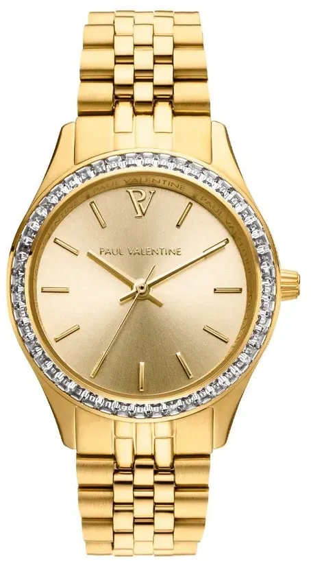 PAUL VALENTINE - ICONIA CRYSTAL - gold white/ 32 MM