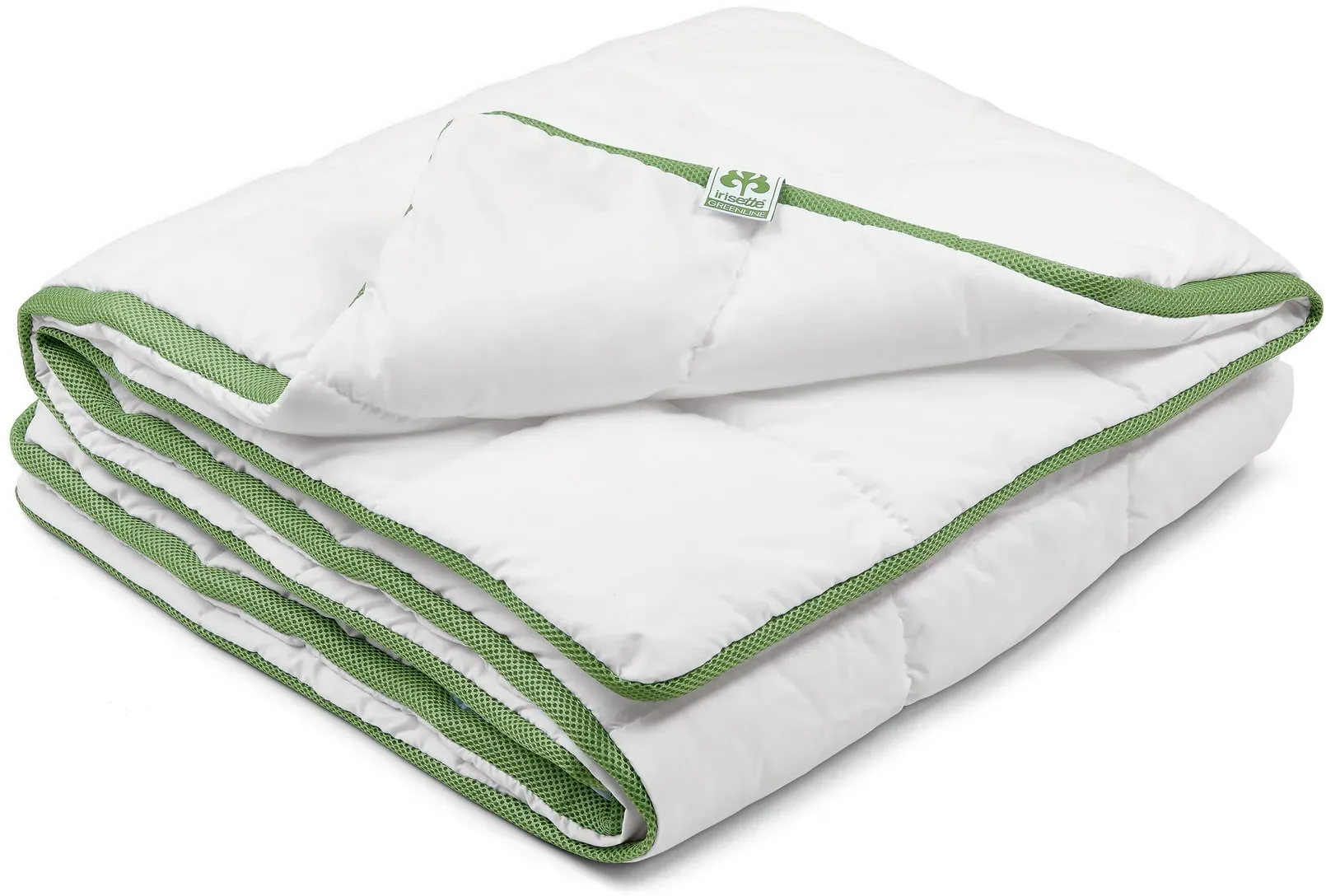 irisette® greenline Steppbett mit Klimaband - weiß