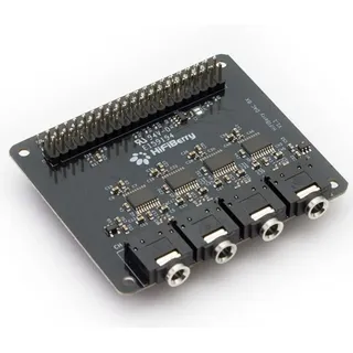 HiFiBerry DAC8X Digital zu Analog Soundkarte, 8 Kanal, 192kHz, SNR 112dB, für Raspberry Pi 5