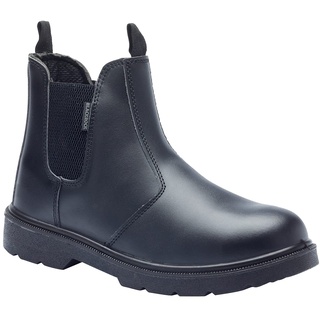 Blackrock Sicherheitsstiefel mit Stahlkappe und Zwischensohle, Schwarz