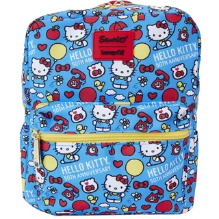 Loungefly Hello Kitty by Sac à dos Mini 50th Anniversary AOP, LF-SANBK0523 - Einheitsgröße