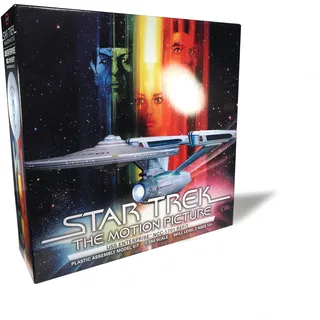 Polar Lights Star Trek USS Enterprise Refit Modellbausatz im Maßstab 1:350 – sehr detailliertes Sci-Fi-Sammelstück mit Dockingbucht innen