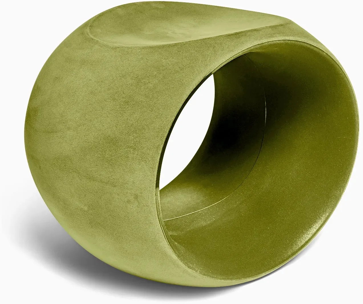 Design Hocker Cero Moleskin Indoor – Outdoor Serralunga - Moleskin Lime