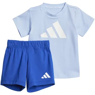Adidas Essentials Tee Set - Glow Blue / White - 9-12 Monate