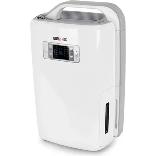 Duronic DH20 Luftentfeuchter, 20L/24h Dauerbetrieb, 330W, 4L Wasssertank, 3 leise Betriebsstufen, elektrischer Wäschetrockner, Bautrockner, Raumentfeuchter für Keller und Schlafzimmer