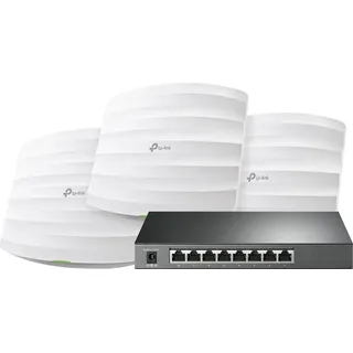 TP-Link Omada EAP245 3er-Pack + TP-Link Omada TL-SG2008P