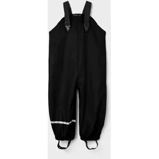 NAME IT Regenhose »NKNDRY für Mädchen mit reflektierenden Details« unifarben, basic, regular fit knöchellang, Hosen, unifarben, basic, regular fit, Kunstfaser, Web, Gr. 110 N-Gr, Black, , 64980406-110 N-Gr