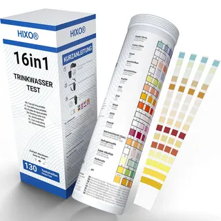 Hixo 16in1 Trinkwasser Teststreifen 130 St