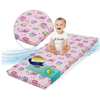 Best For Kids Babymatratze | Komfortable Schaumstoff-Babymatratze mit Bezug aus 100% Baumwolle & ungiftig für Kinder | Reisebettmatratze 70 x 140 cm für Babybett erhältlich