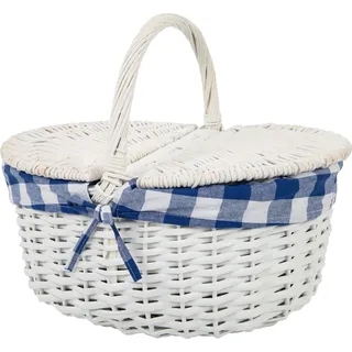 Picknickkorb Weide Picknickkorb Gross Stark Weiss Mit Griff