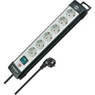 6-fach 5 m schwarz/lichtgrau