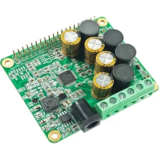 InnoMaker RPI HiFi AMP HAT TAS5713 Verstärker Audio-Modul 25W Klasse-D Leistung Soundkarte Erweiterungsplatine für Raspberry Pi 5 4 3 B+ Pi Zero Nichicon Kondensator