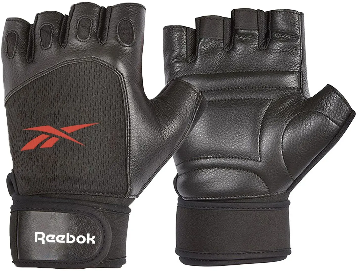Reebok Lifting Gloves Gewichtheberhandschuhe - Schwarz/Rot Medium