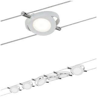 Paulmann LED Seilsystem RoundMac Basisset 6x200lm 6x4,3W 2700K 230/12V Weiß matt