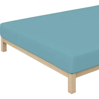 Baumwolle 120 x 200 - 130 x 220 cm petrol mid