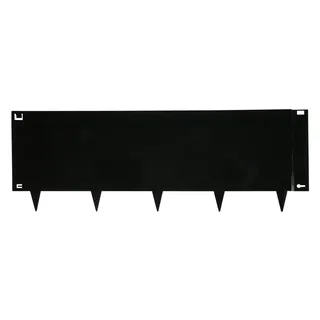 Wovar Rasenkante Metall Schwarz 40 x 106 cm Flexibel - Pro Stück-