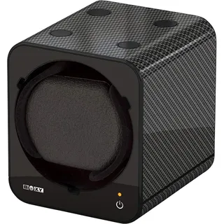 STARTERSET: Boxy Uhrenbeweger Fancy Brick Carbon - von Beco-Technic- (mit Stromadapter) ...