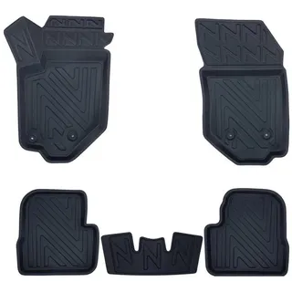 fussmattenprofi.com Auto-Fußmatte 3D Fußmatten passend für Peugeot 208 II 2019-2024 (Nicht für Elektro) (1 St), für Peugeot Peugeot 208 schwarz