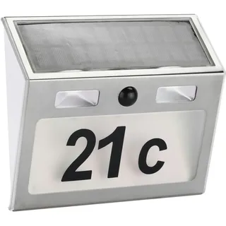 Gravidus LED Solar Hausnummer Nummer mit Bewegungssensor