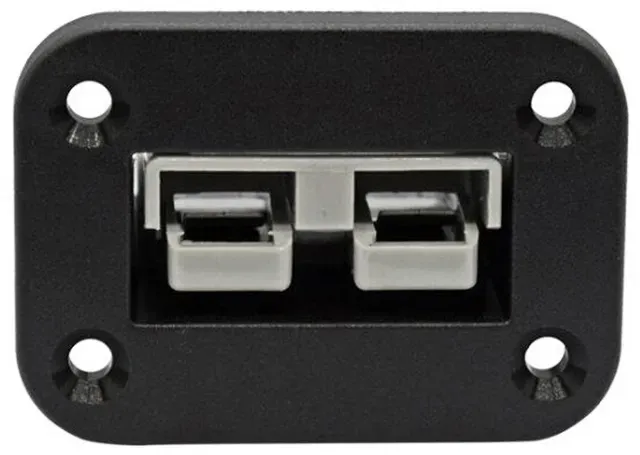 Offgridtec Unterputz Einbaurahmen für Anderson Steckverbinder inkl. Abdeckung Staubschutz (ohne Anderson Stecker)