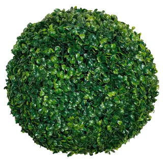 Spetebo Buchsbaumkugel grün - Ø 35 cm - Garten Deko Buchsbaum Kugel künstlich Buchskugel