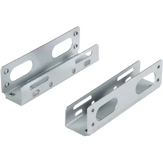 Startech StarTech.com 3,5 (8,9cm) Universal Festplatten Einbauwinkel - Einbauschienen / Speichereinschubadapter für 5,25" (13,3cm) HDD Schacht, 100 Stück