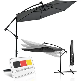 Juskys Brazil Ø 350 cm grau