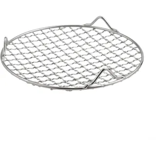 Abkühlgitter aus Edelstahldraht, zum Kühlen und Trocknen von Kuchen, Kuchen, Keksen (18 cm)