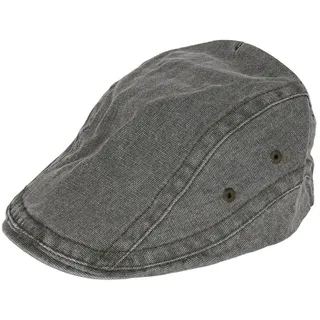 MIRROSI Schiebermütze mit Shirm, Stoff mit Textur, aus 100% Baumwolle (Outdoor Cap, Flatcap, Feldmütze, Gatsby Cap, Herrenmütze) Atmungsaktiv, Einheitsgröße, Unisex, Damen Herren grün