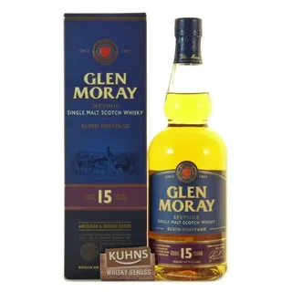 Glen Moray 15 Years Old Speyside Single Malt Scotch 40% vol 0,7 l Geschenkbox