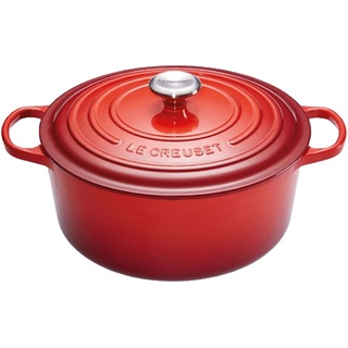 Le Creuset Signature Bräter 24 cm rund kirschrot