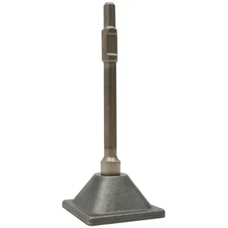 Betonstampfer, 406CR Stahl Stampfer Bodenverdichter, 15.24x15.24x40.64cm Bodenstampfer, Erdstampfer Sechskant-Schaft 1-1/8'', Handstampfer Stampfer