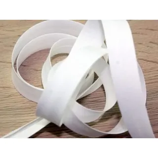 Prym 903210 Schrägband Baumwolle, weiß, 100% CO, 20 mm Falzung: 40/20 mm | 30 m