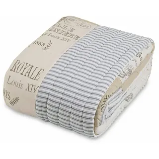 Mirabeau Tagesdecke Quilt Framingham leinen/weiß weiß
