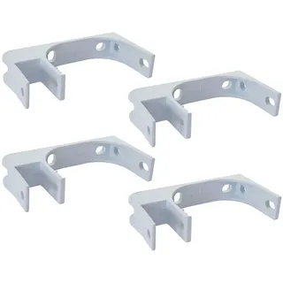 Mendler 4er-Set Deckenhalterung für Markise T792, Wandhalterung Deckenmontage Adapter