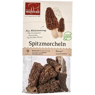 Pilze Wohlrab Spitzmorcheln getrocknet bio