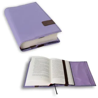 SKIN von Barth & Bauer BookSKIN Buch Einband (Größenverstellbar) in Purpur mit Lesezeichen