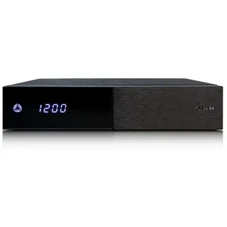ab-com AB PULSE 4K 1XS2X+T2 SAT-Receiver (UHD-Auflösung, ENIGMA 2, Satelliten Receiver (1x tuner DVB-S2X + 1x tuner DVB-T2/C) schwarz